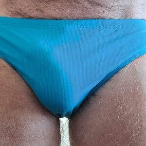 Men's Vibrant Blue Swim Briefs